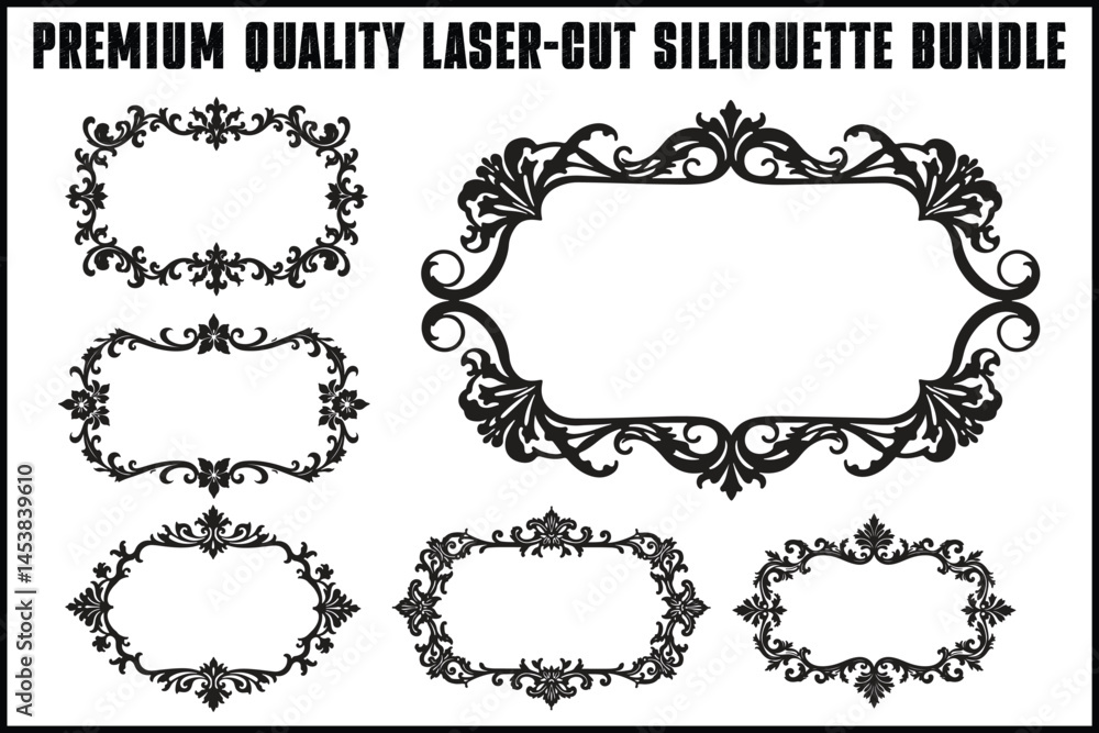 Fototapeta premium Masterpiece Laser Silhouette Bundle