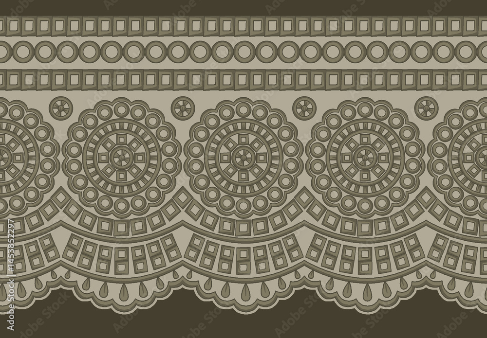 ornamental lace pattern