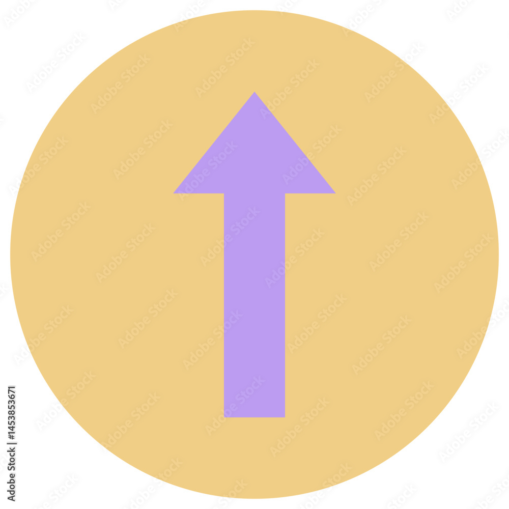 Up Arrow Vector Flat Icon. Up Arrow Vector Flat Icon.