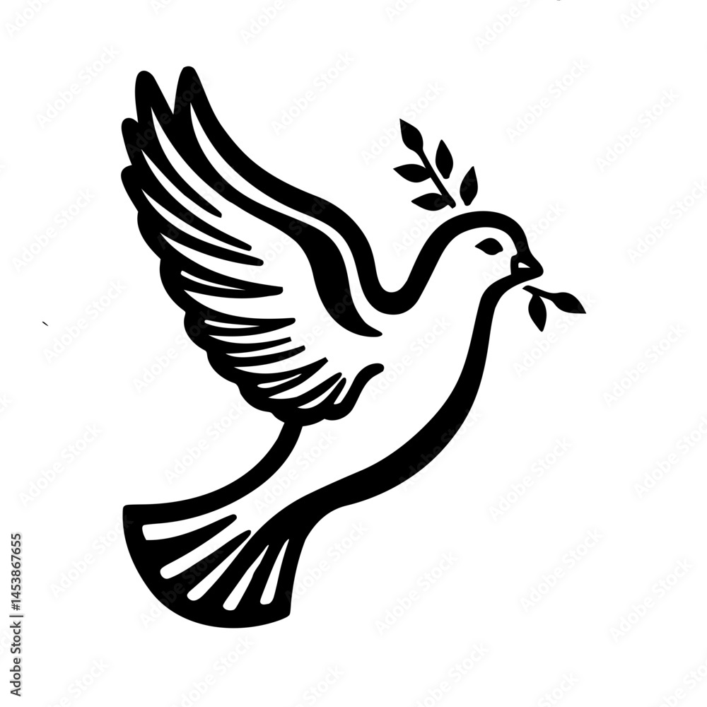 Obraz premium dove of peace sign