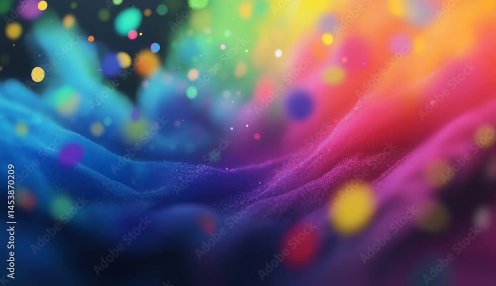 Psychedelic Light Burst with Rainbow Rays and Lens Flares Psychedelic Light Burst with Rainbow Rays and Lens Flares