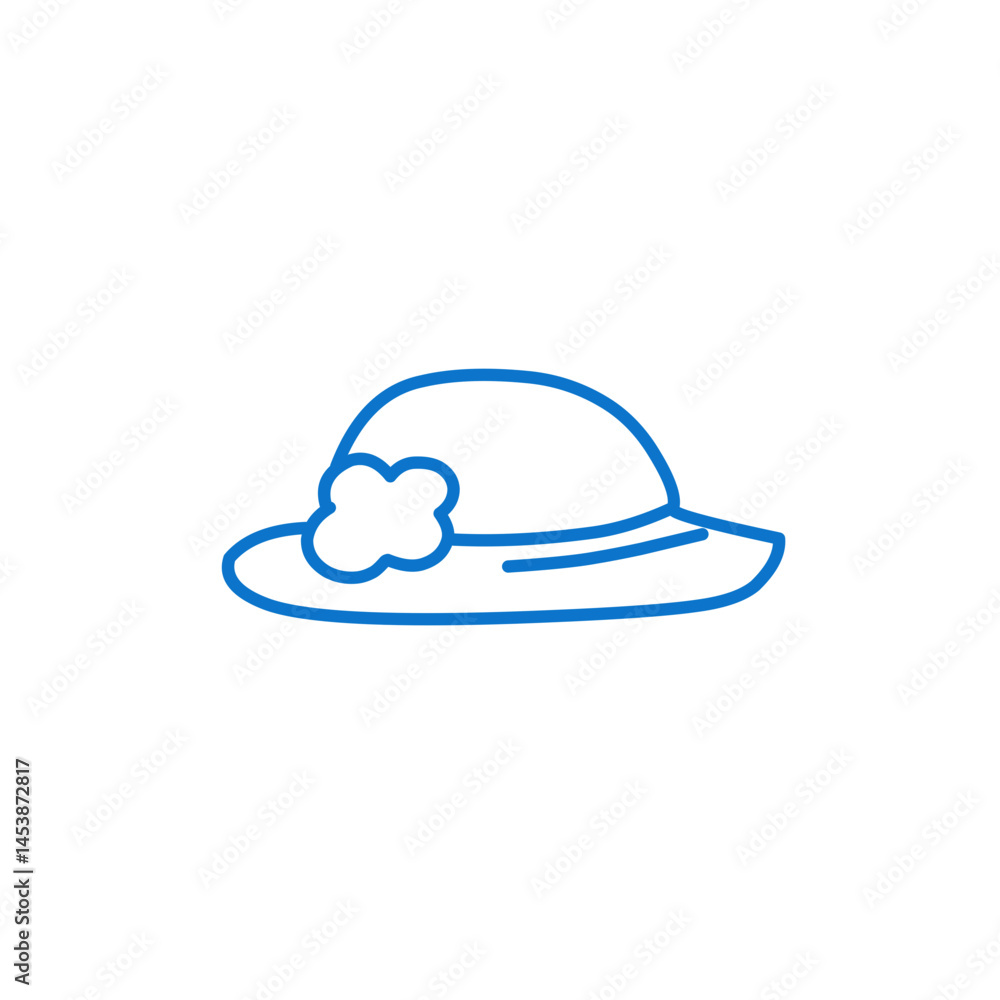 lined hat icon lined hat icon
