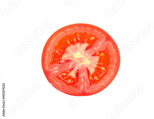Wallpaper Mural sliced tomato isolated on transparent background, png Torontodigital.ca