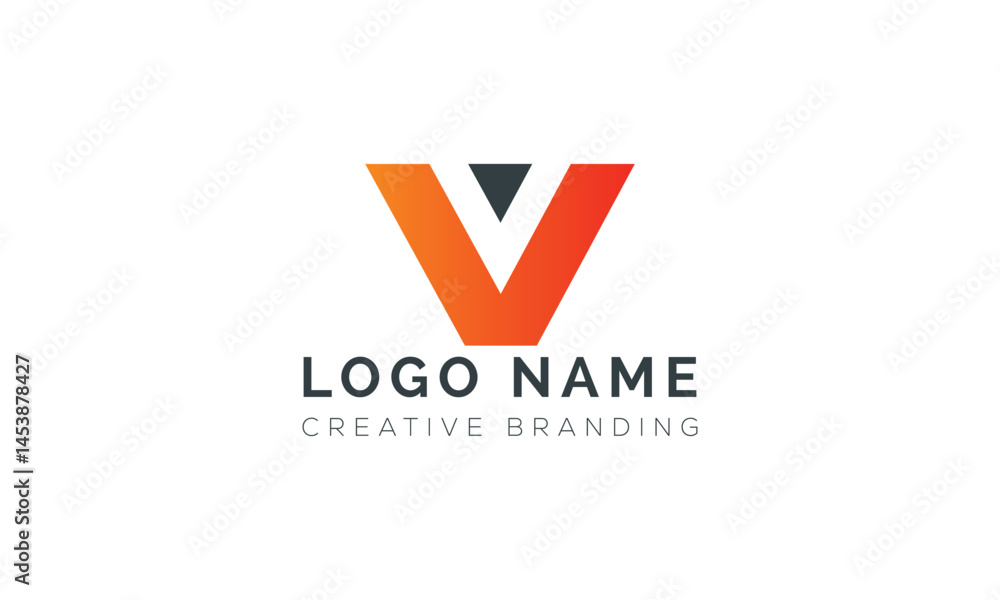 Minimalist V Logo for Branding and Identity. Minimalist V Logo for Branding and Identity.