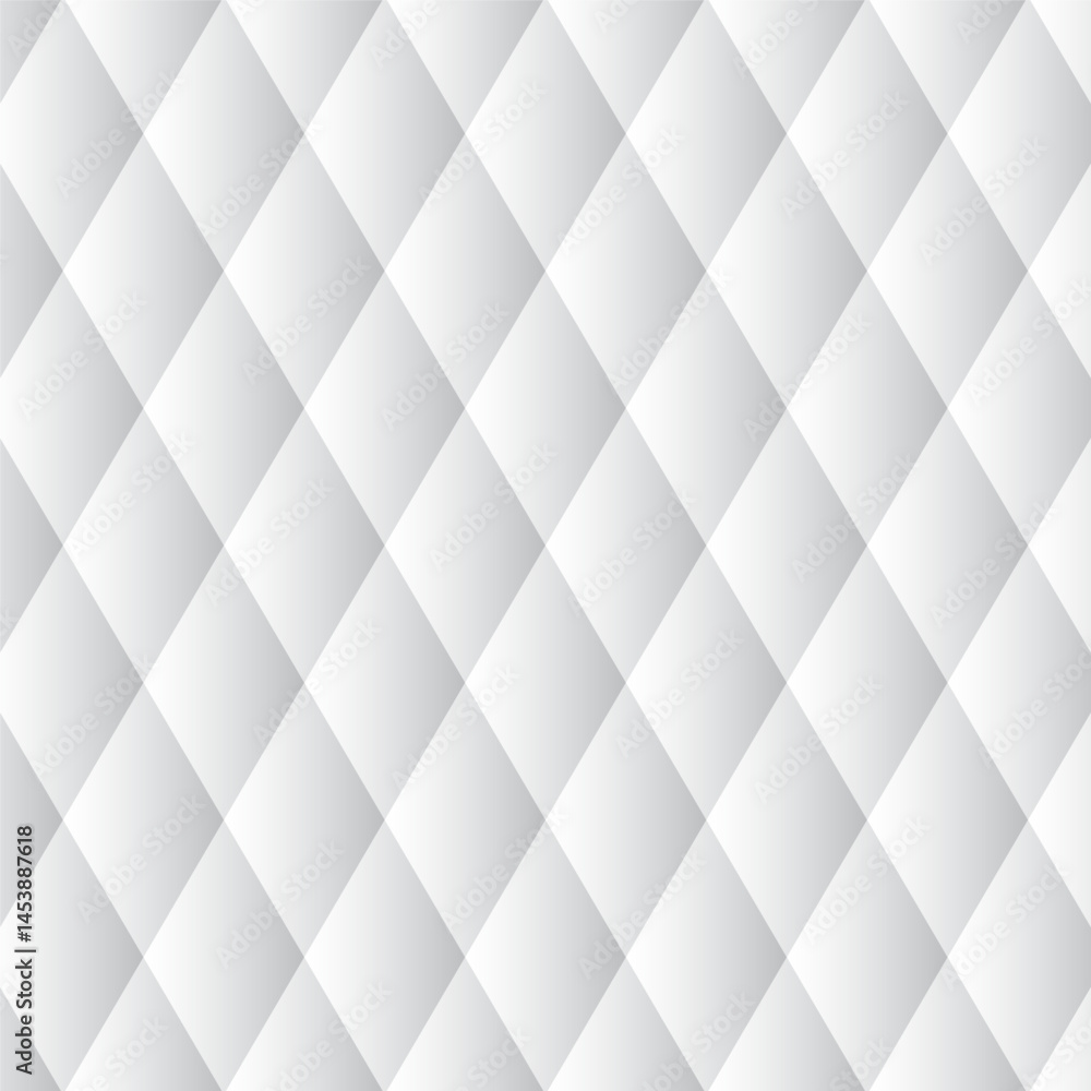 Seamless geometric pattern of gray diamond tiles with soft gradients, perfect for backgrounds, wallpaper, or modern design elements. Seamless geometric pattern of gray diamond tiles with soft gradients, perfect for backgrounds, wallpaper, or modern design elements.