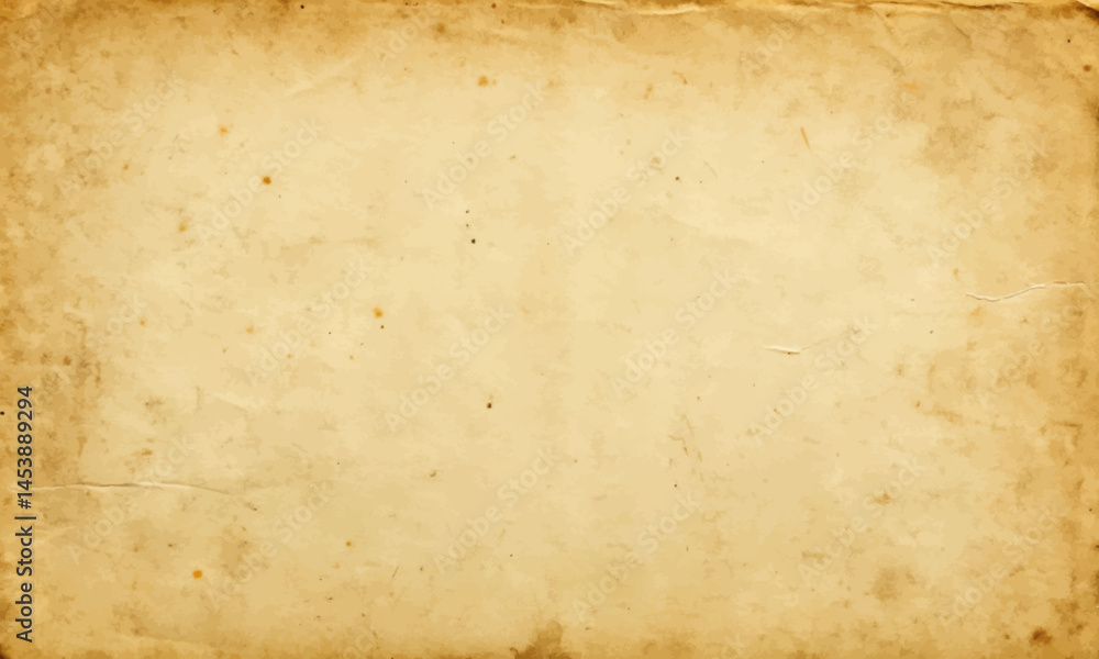 Obraz premium Vintage textured old paper sheet vector perfect for retro-themed designs and antique-style backgrounds with detailed grunge surface and natural aging