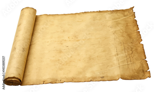 Folded old parchment paper texture background with vintage style ideal for antique maps invitations scrapbooking or decorative retro themed projects