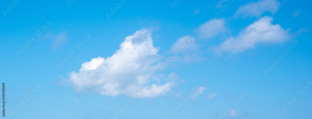 Blue sky with clouds in Sardinia