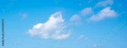 Obraz na płótnie Blue sky with clouds in Sardinia w salonie