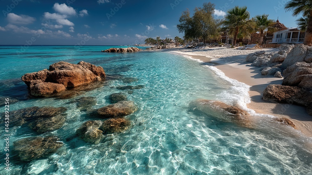 Fototapeta premium Tropical beach scene