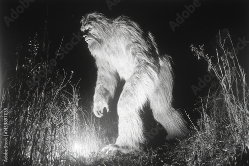 Cryptid Creature: Yowie Captured on Trail Cam at Night
