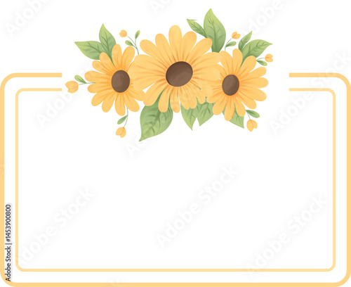 Floral Decorative Frame 