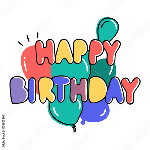Happy Birthday Vector