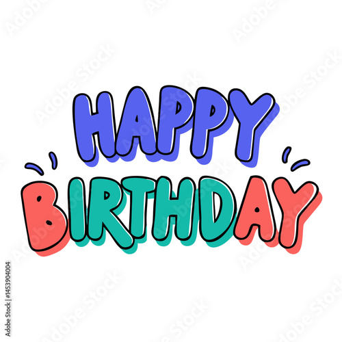 Happy Birthday Vector