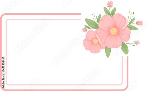Floral Decorative Frame 
