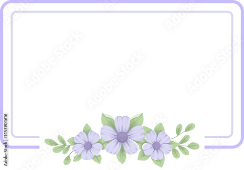 Floral Decorative Frame 