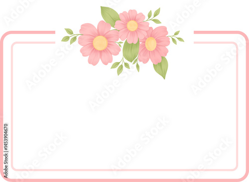 Floral Decorative Frame 