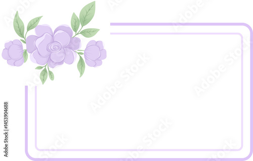 Floral Decorative Frame 