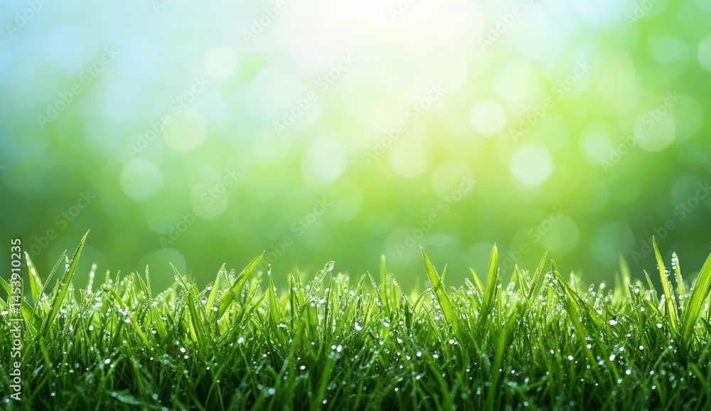 A blurred spring background with abstract bokeh light effects and green grass basks in sunlight, creating a blurred natural landscape with sun rays A blurred spring background with abstract bokeh light effects and green grass basks in sunlight, creating a blurred natural landscape with sun rays
