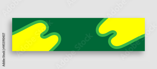 Green linkedin banner design