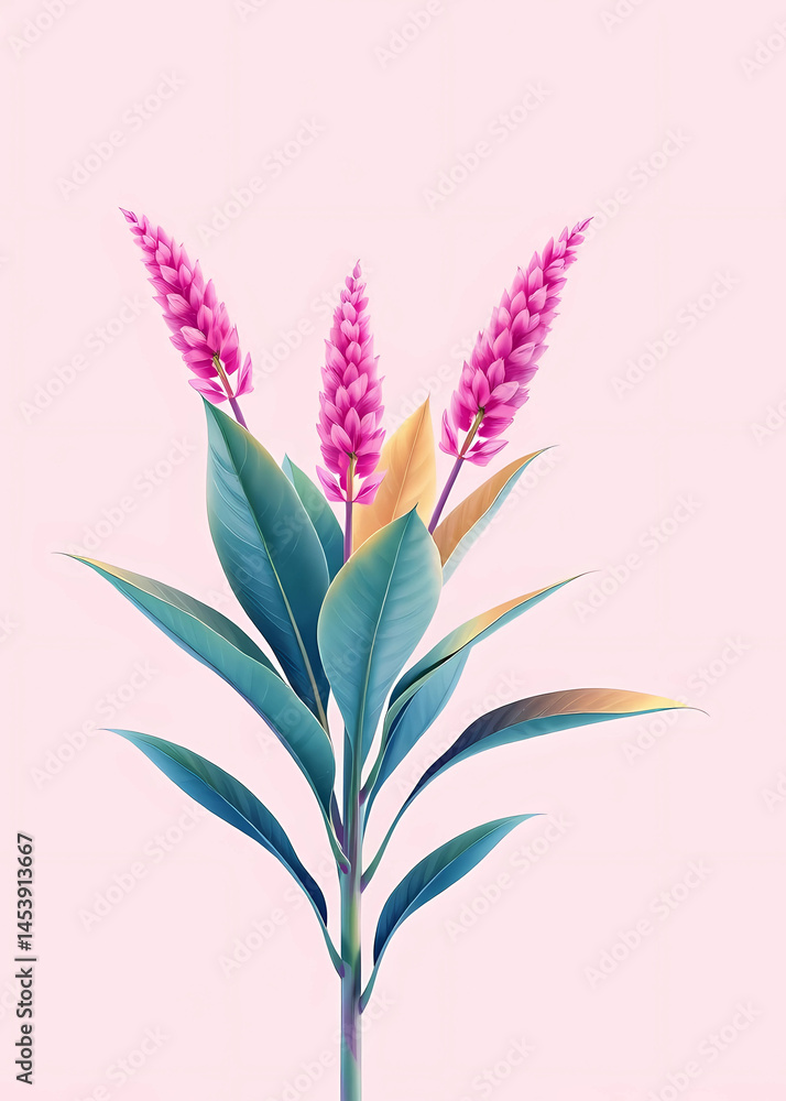 Obraz premium plant illustration with clean background