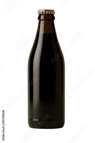 Dark Glass Bottle Mockup