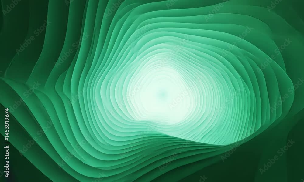 Abstract Green Gradient Layers Visual Abstract Green Gradient Layers Visual