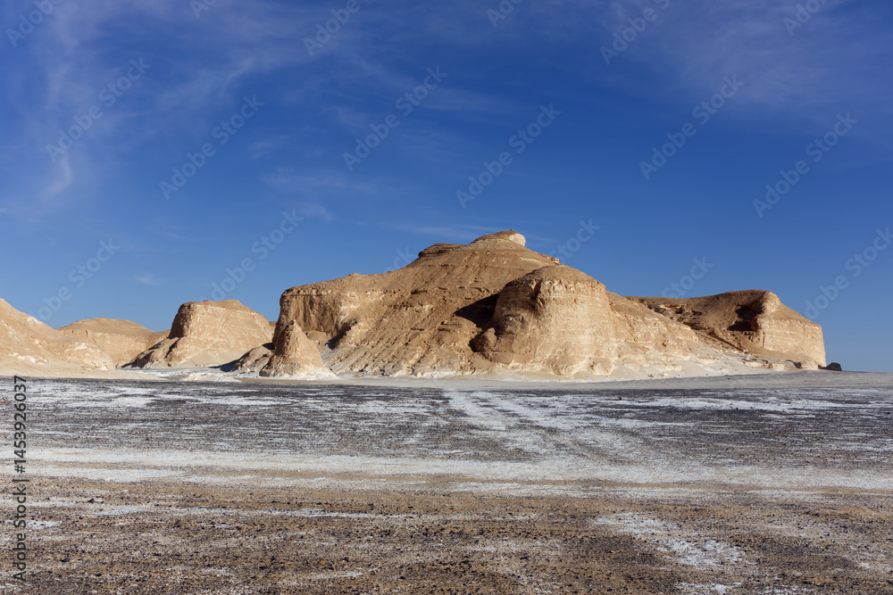 The beautiful landscape of the Agabat Valley, Egypt