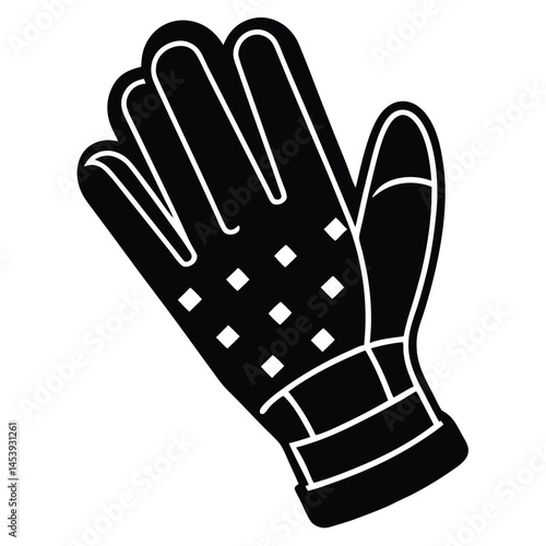 Protective Gloves Icon Durable Handwear for Various Activities