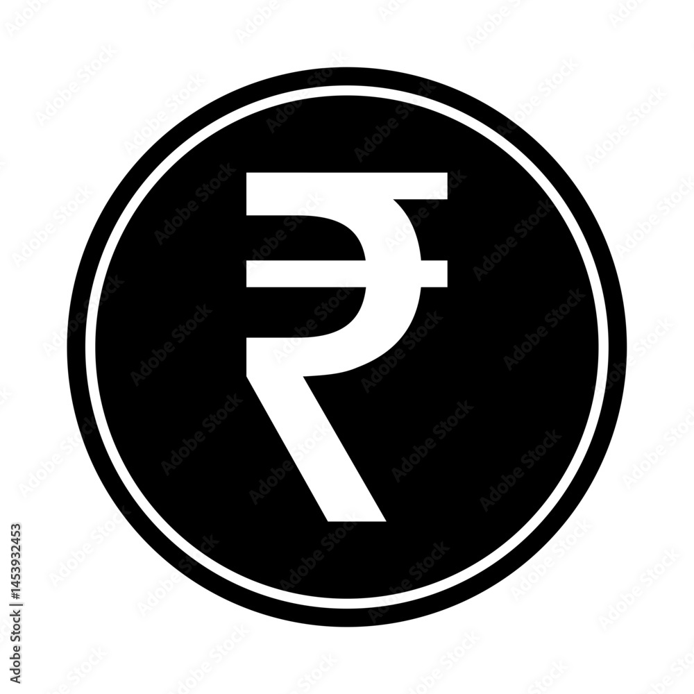 rupee currency symbol isolated on transparent background rupee currency symbol isolated on transparent background