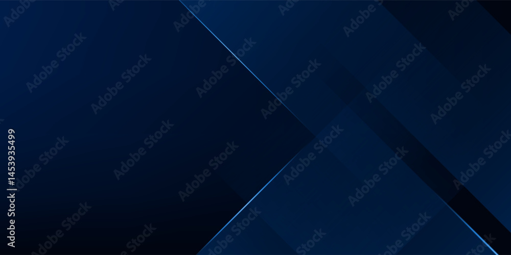 Obraz premium Abstract futuristic dark blue background with light and shadow. Eps10 vector