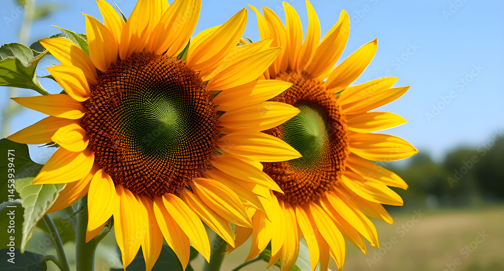 Fototapeta premium sunflower in the field
