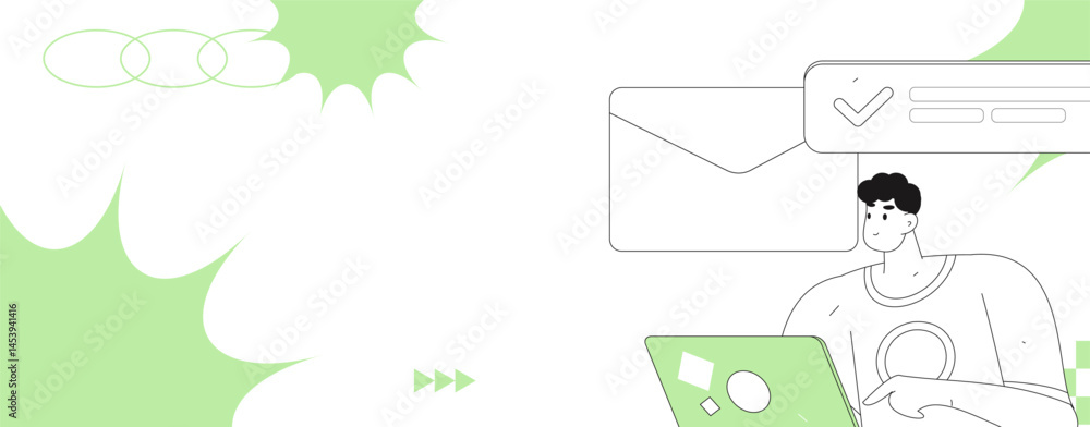 Communicate with consultants flat vector character concept operation hand drawn illustration
Communicate with consultants flat vector character concept operation hand drawn illustration