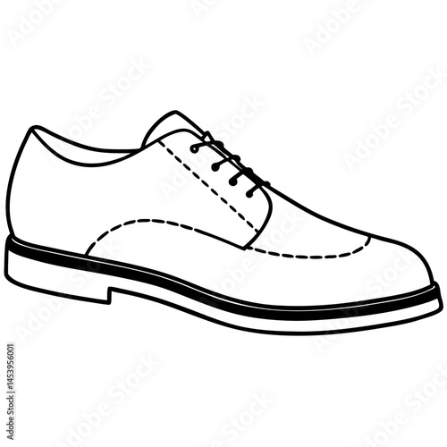 Minimal Oxfords Vector on White