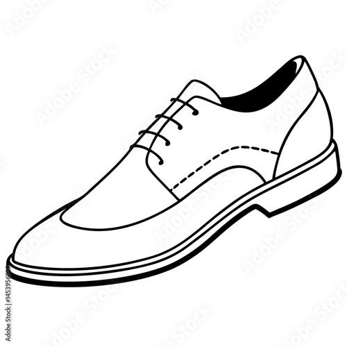 Minimal Oxfords Vector on White