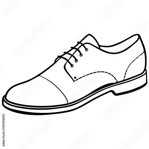 Minimal Oxfords Vector on White