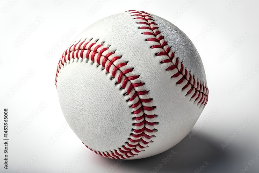 High-Resolution Baseball Close-Up on White Background – Minimalist Sports Photo
High-Resolution Baseball Close-Up on White Background – Minimalist Sports Photo
