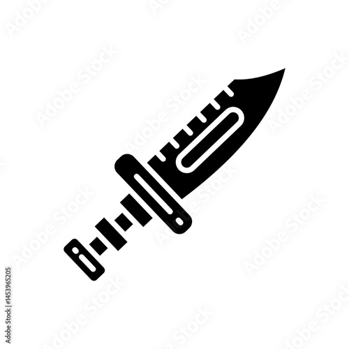 Tactical Knife Glyph