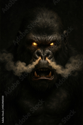 angry gorilla