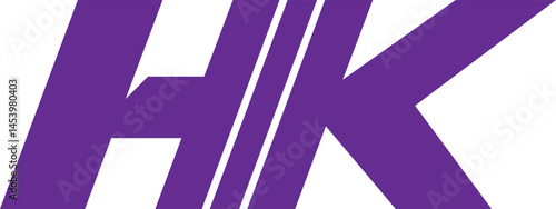 HK, KH, H, K, Abstract Letters Logo Monogram
