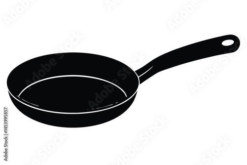 pan handle silhouette vector illustration