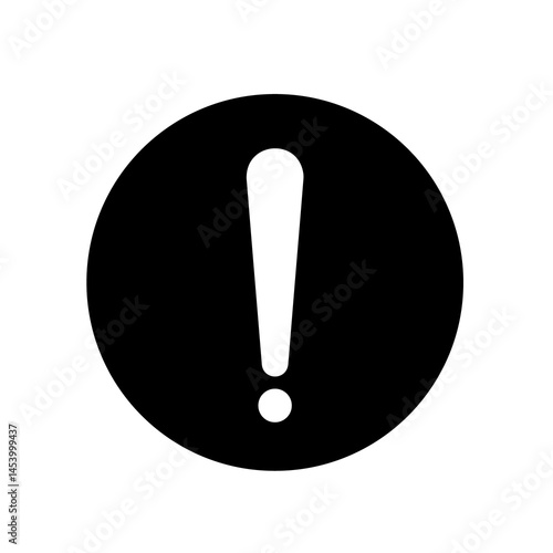 Caution, Danger, Warning, Danger Sign, Collection, Attention Vector Icon, Fatal Error, Black Error Symbol, Fatal Error Message, Flat Design, Transparent Background
