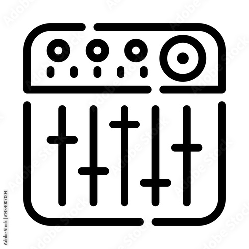 Audio Mixing Console Icon