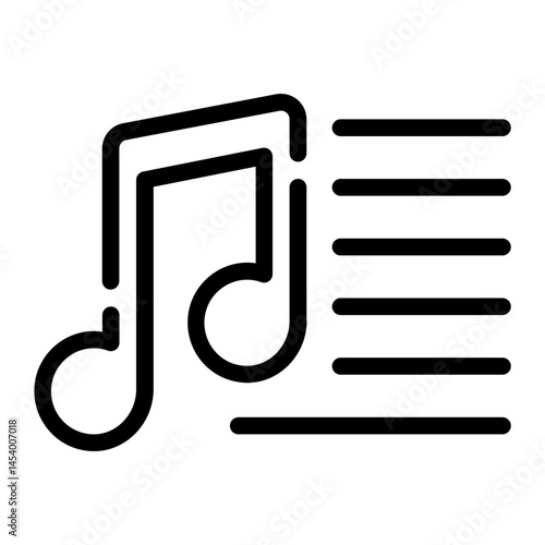 Music Note Icon Design