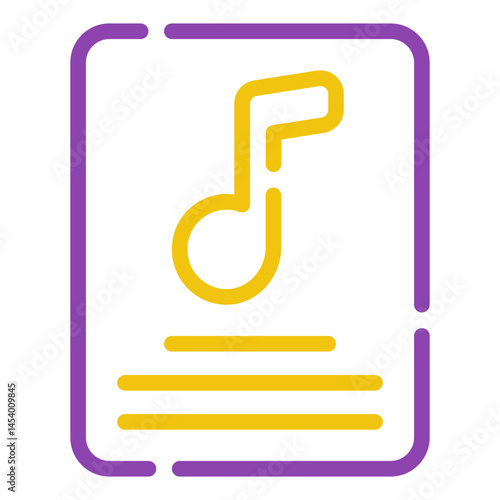 Music Note Icon Design