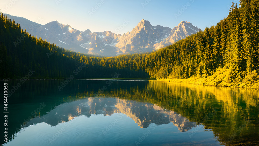 Serene wilderness a lakeside escape amidst Serene wilderness a lakeside escape amidst
