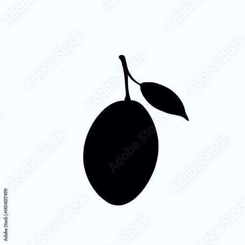 mango isolated on white background