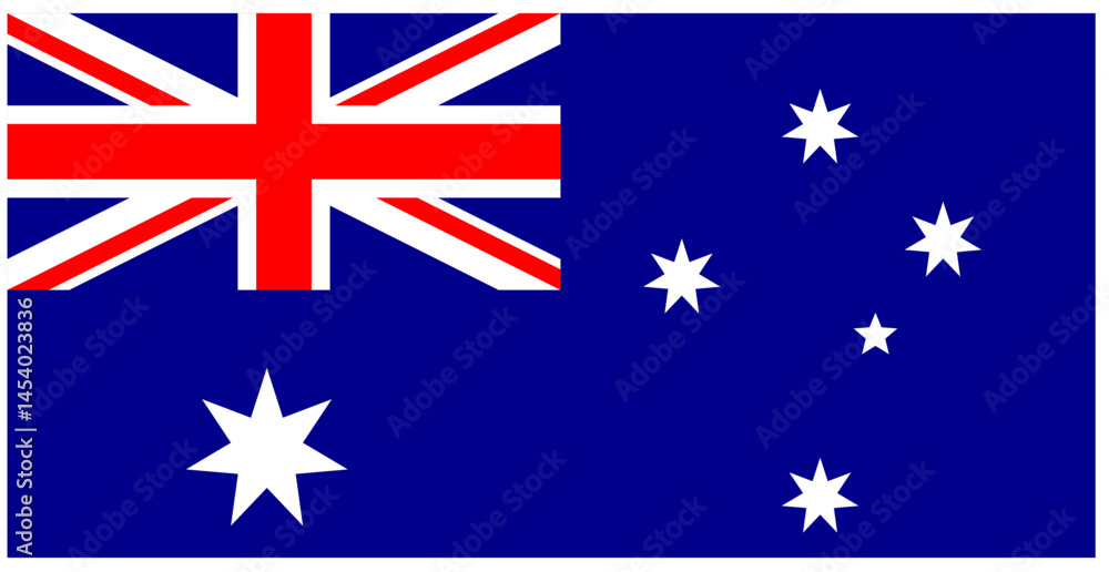 Fototapeta premium Flag of australia