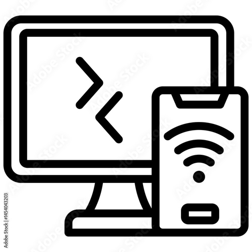 Remote Help Outline Icon