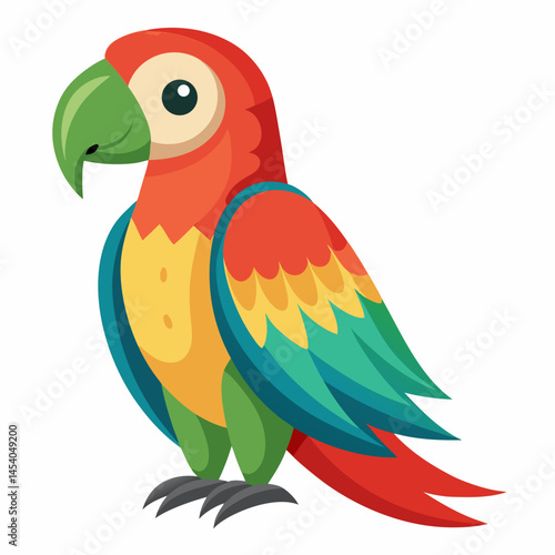 parrot on branch